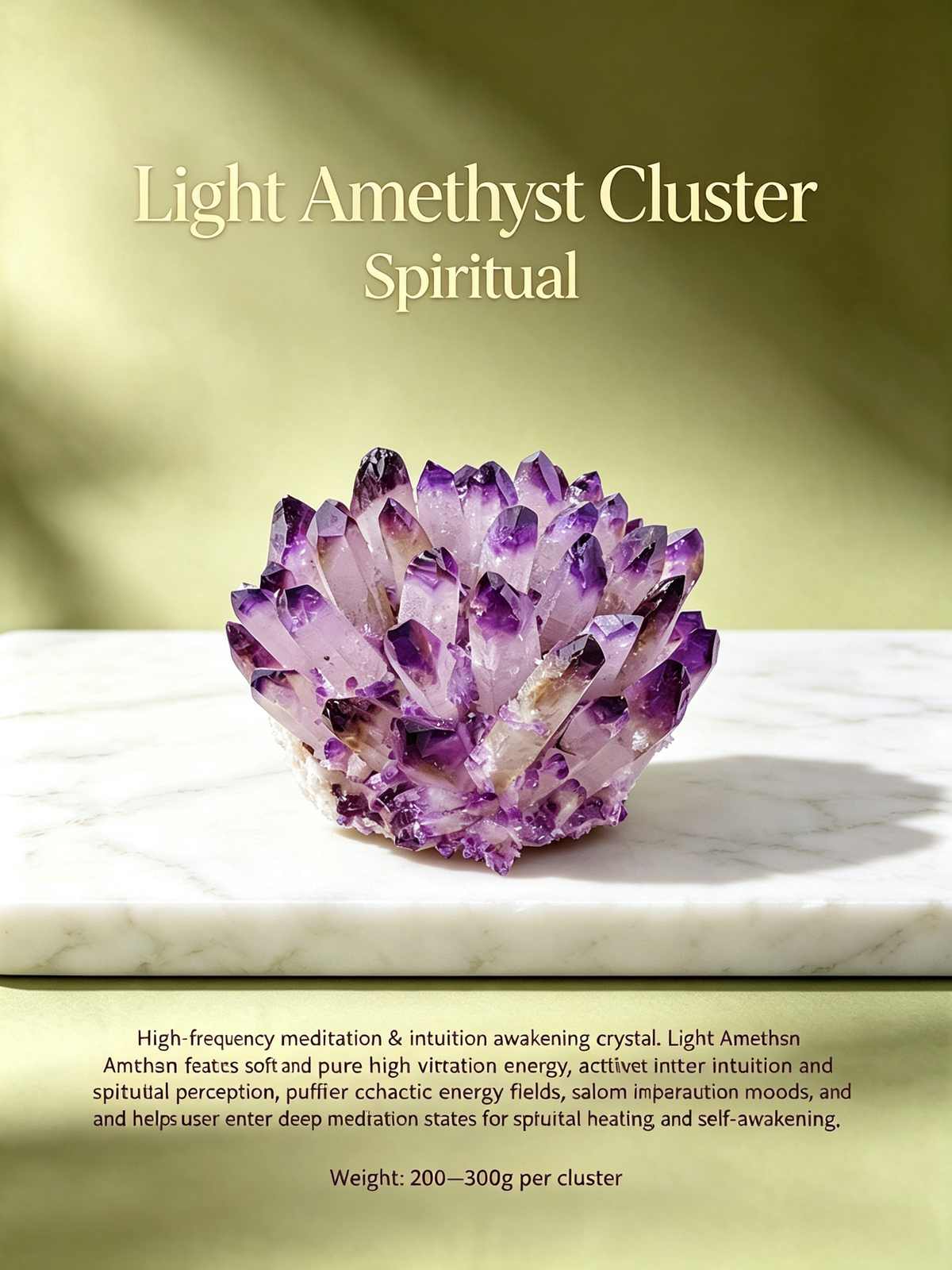 6 Pcs Natural Crystal Cluster Set | Full Theme Healing Crystals For Health Wealth Protection Love Spiritual Meditation Career Growth Home Decor & Gift