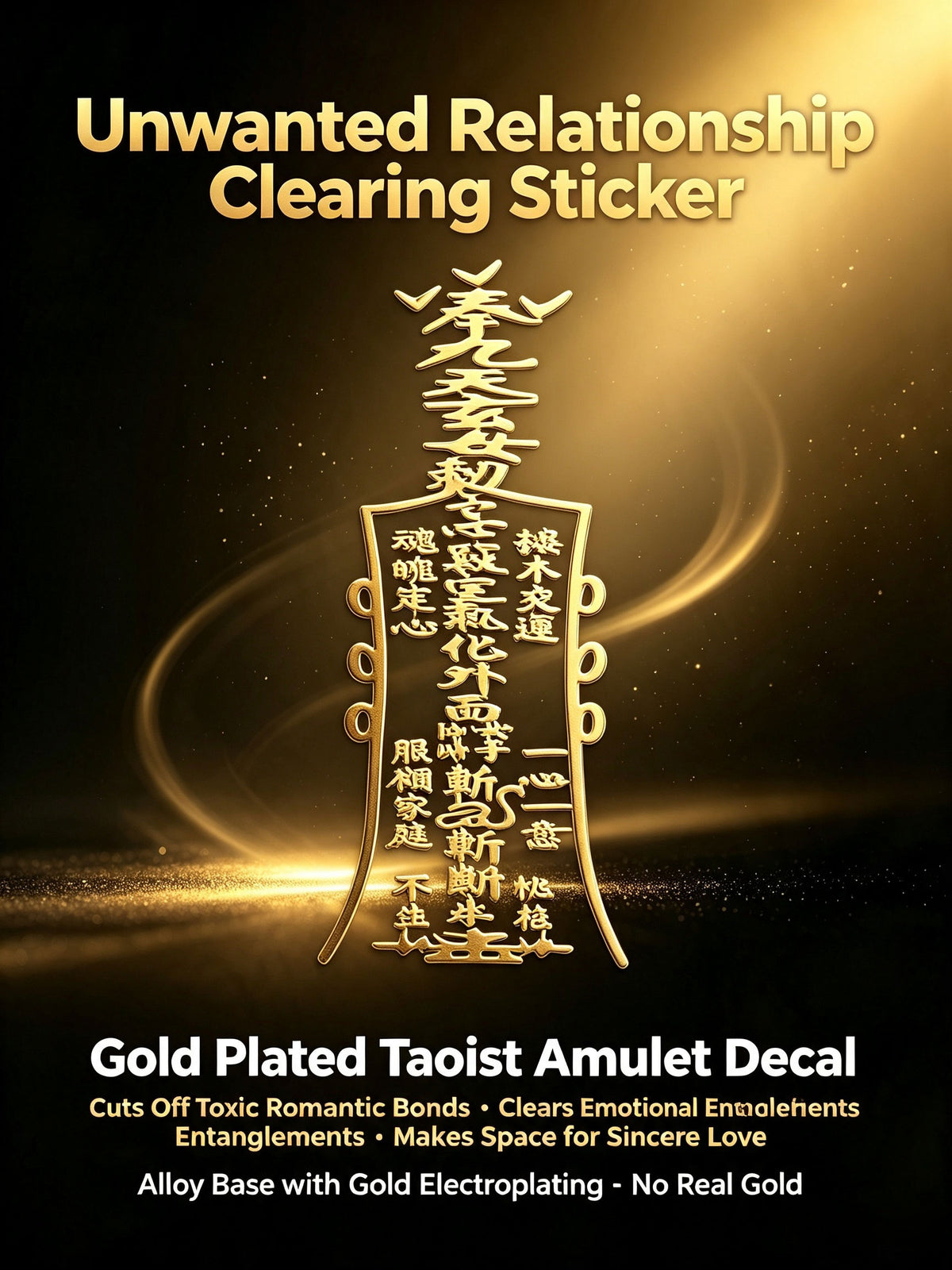 About 3 * 7cm metal phone sticker, lucky sticker, phone, car, office desk, door, metal sticker with packaging