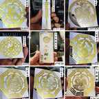 About 3 * 7cm metal phone sticker, lucky sticker, phone, car, office desk, door, metal sticker with packaging