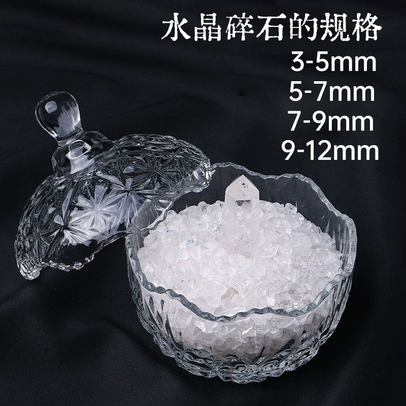Crystal demagnetization bowl