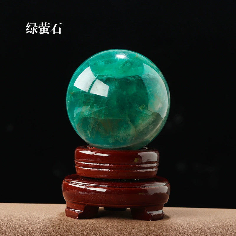 Natural crystal ball