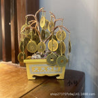 Copper coin money tree