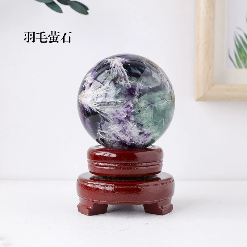 Natural crystal ball