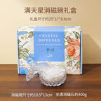 Crystal demagnetization bowl