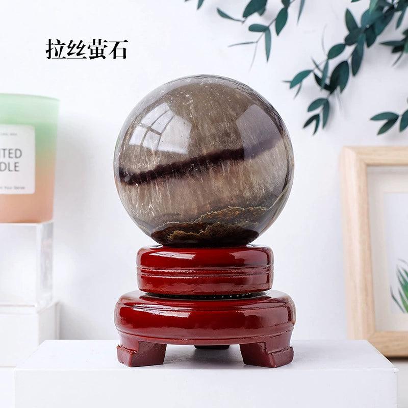 Natural crystal ball