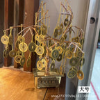 Copper coin money tree