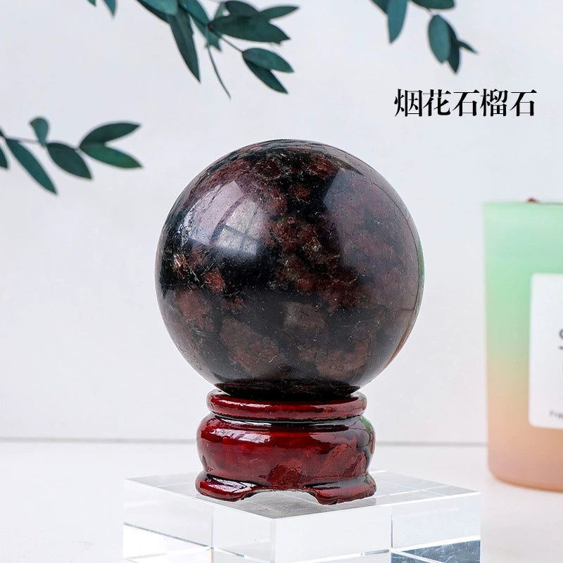 Natural crystal ball