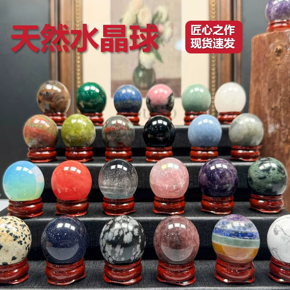 Natural crystal ball