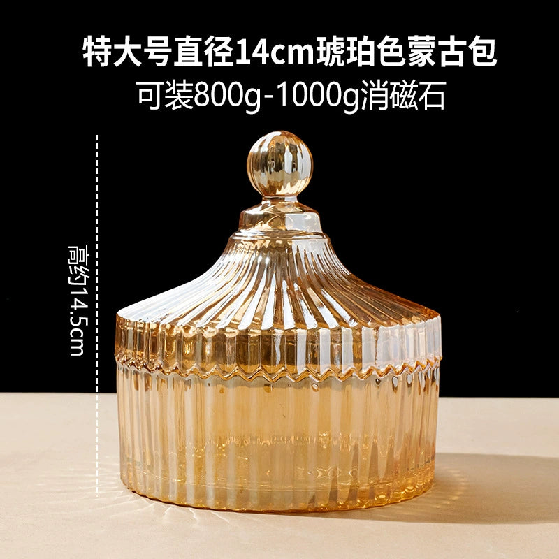 Crystal demagnetization bowl